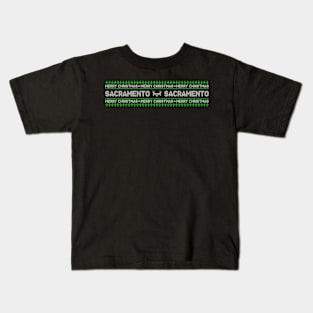 Sacramento Christmas Kids T-Shirt